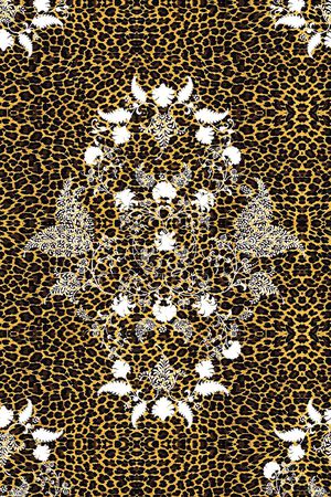 豹纹印花华亿平台图片