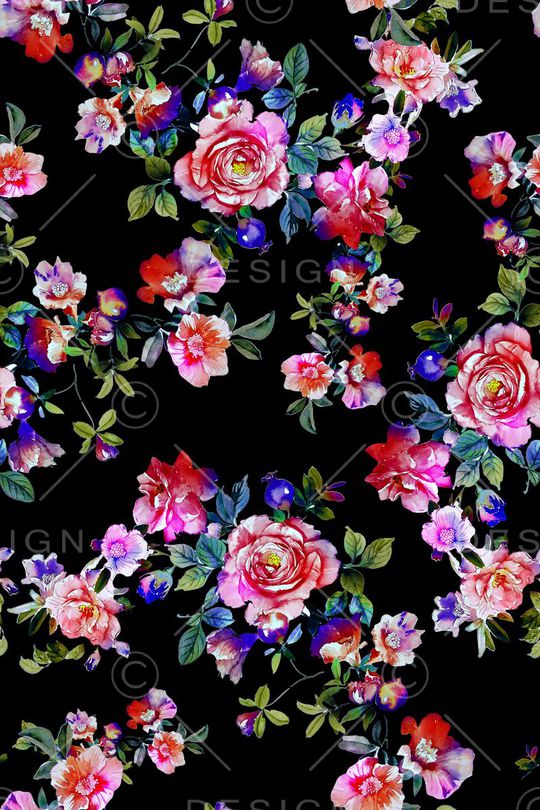 黑底印花华亿平台图片