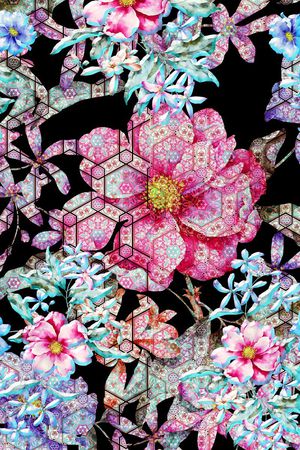 春夏风格印花华亿平台图片