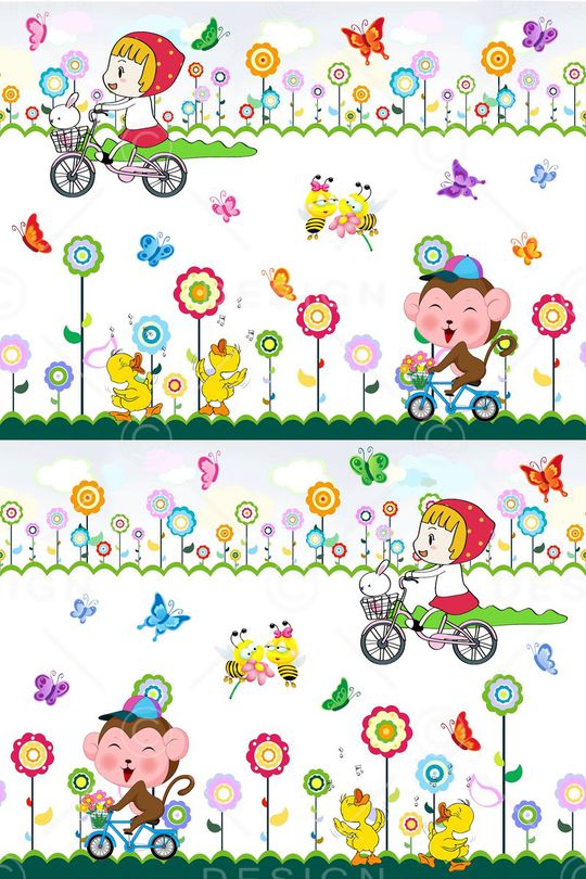 童趣印花华亿平台图片