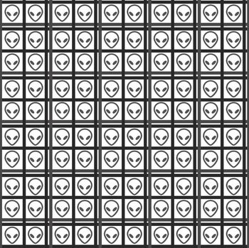 438693-创意卡通外星人格子华亿平台