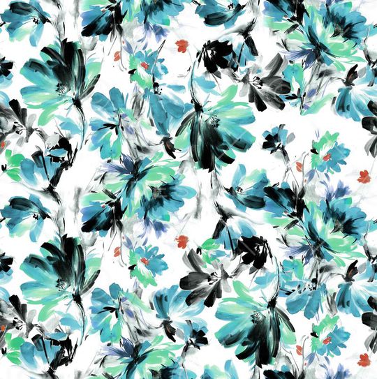 时尚大胆印花华亿平台图片