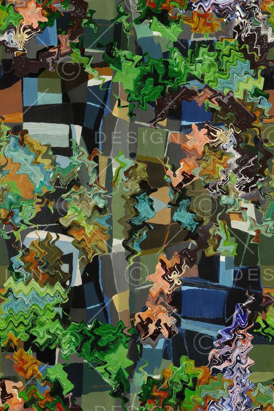 扭曲印花华亿平台图片