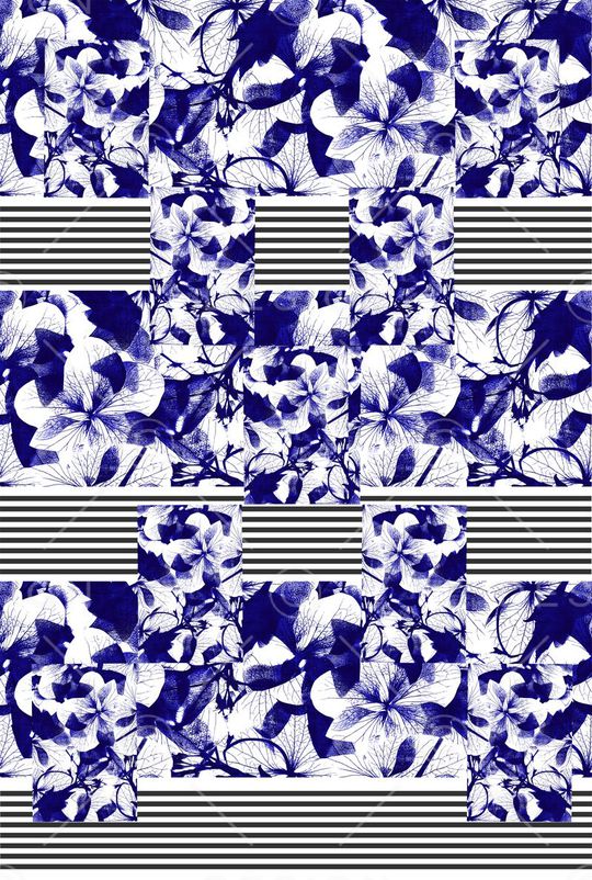 黑白印花华亿平台图片