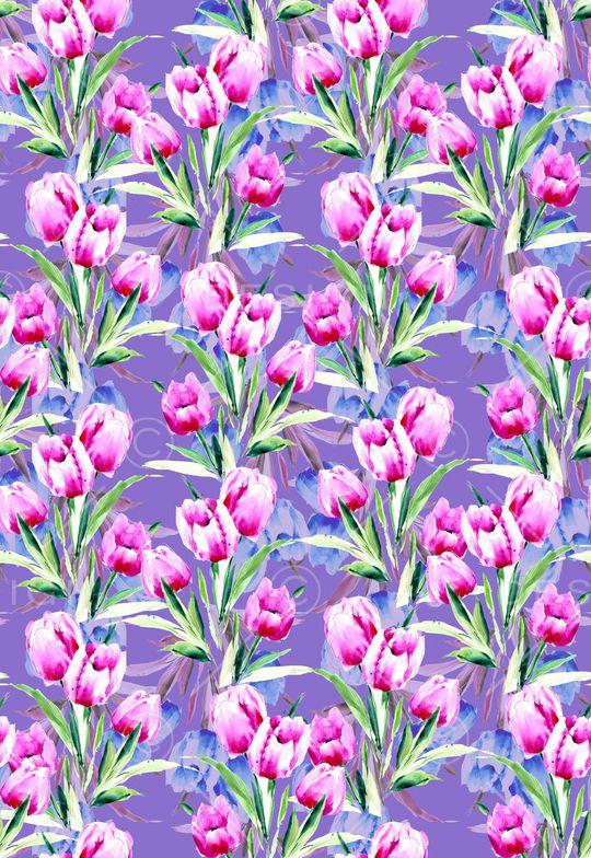 时尚手绘印花华亿平台图片