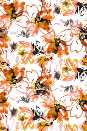 时尚抽象印花华亿平台图片