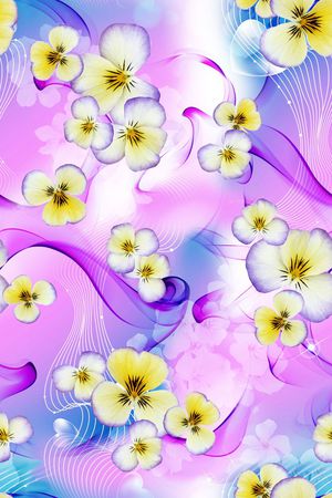 抽象底纹印花华亿平台图片