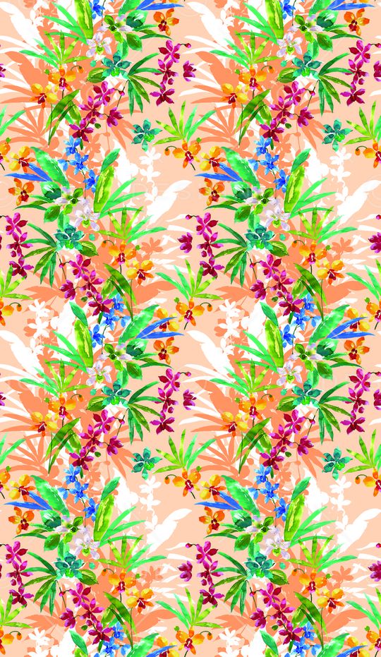 小清新印花华亿平台图片