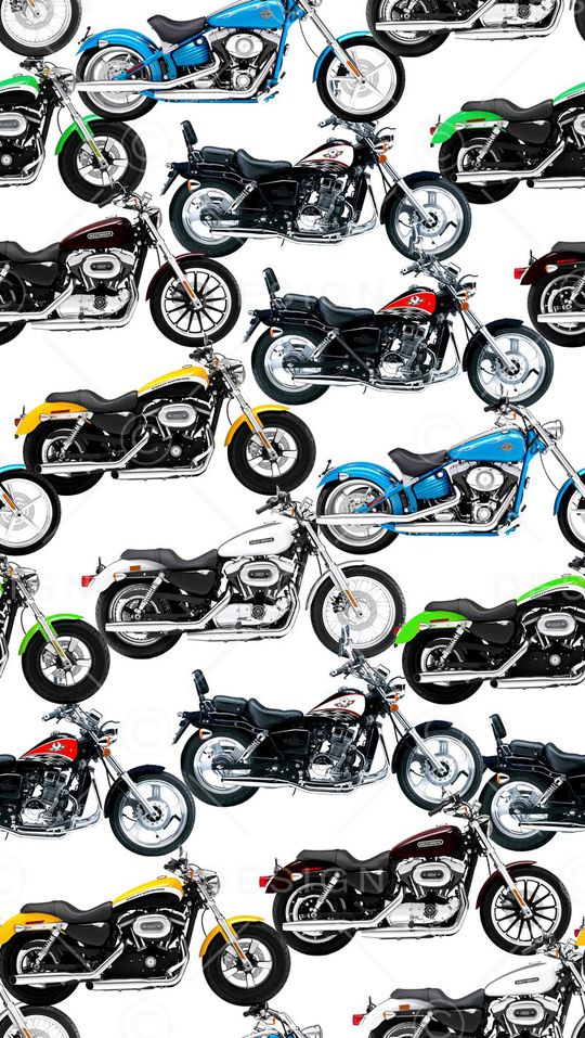 哈雷摩托印花华亿平台图片