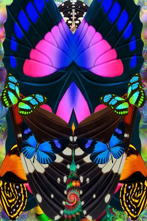 抽象印花华亿平台图片