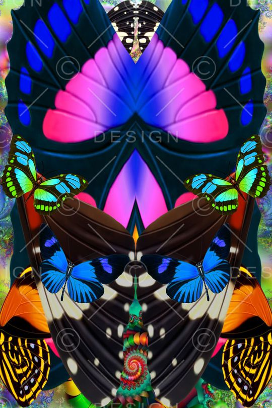 抽象印花华亿平台图片