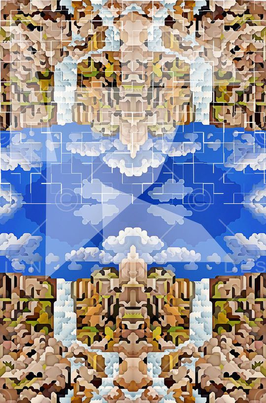 抽象印花华亿平台图片