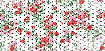 长裙花印花华亿平台图片