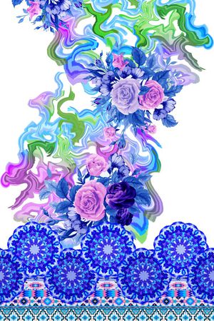 民族风印花华亿平台图片