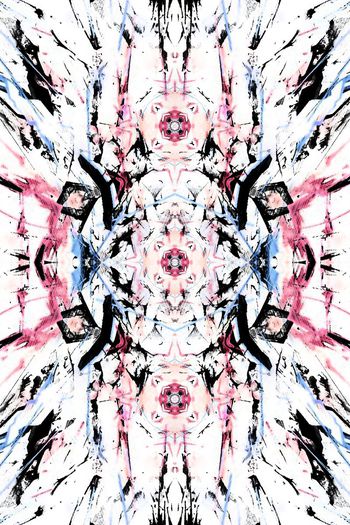 438919-民族风艺术笔触版画效果几何图案女装