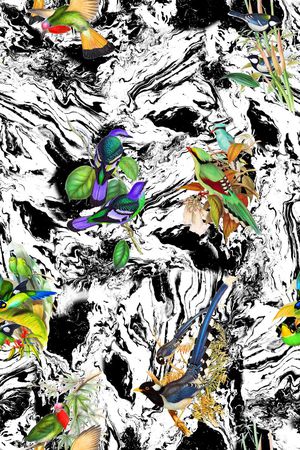 抽象印花华亿平台图片