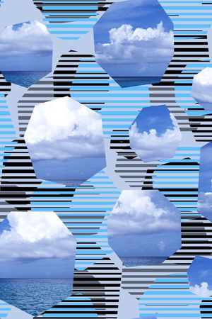 抽象印花华亿平台图片