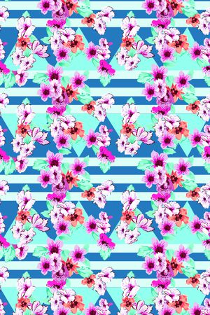 格子印花华亿平台图片