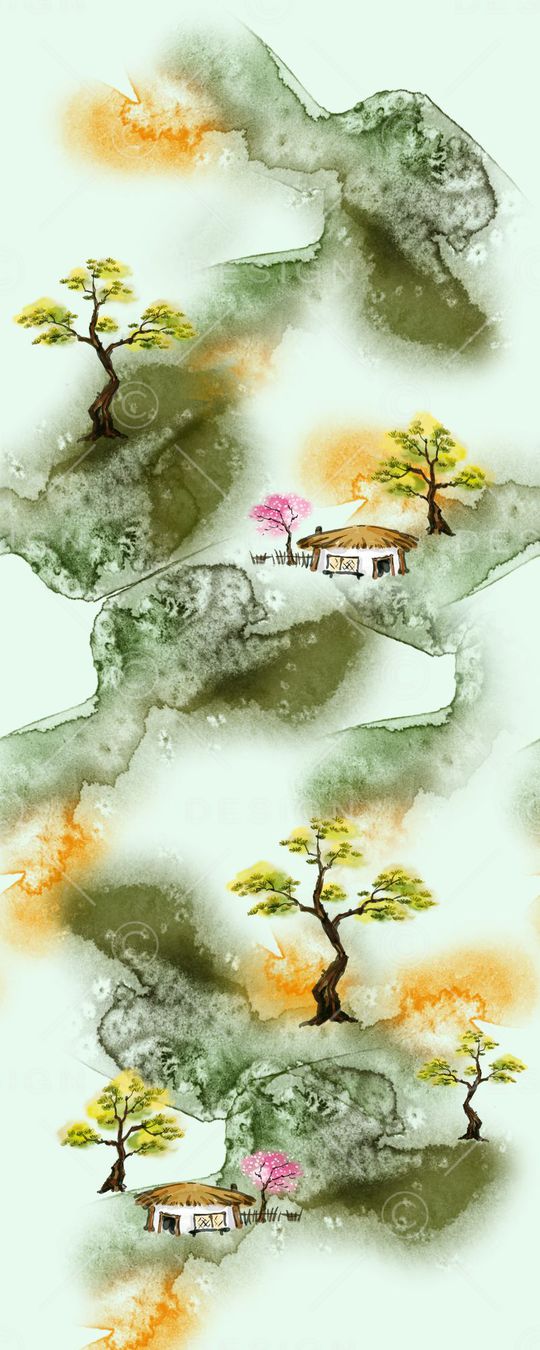 定位 抽象印花华亿平台图片