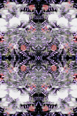 抽象花印花华亿平台图片