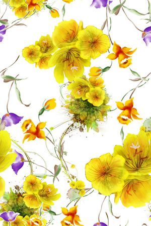 小清新印花华亿平台图片