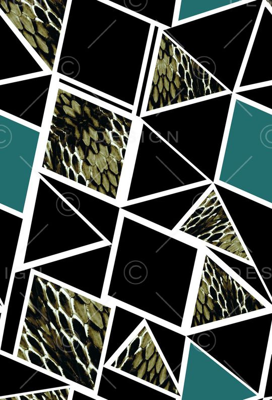 几何印花华亿平台图片