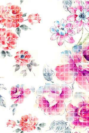 格子印花华亿平台图片