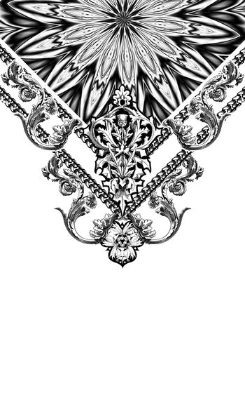 439258-欧式宫廷风卷草纹男装定位