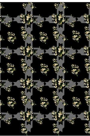 千鸟格水仙清晰风大牌走秀印花华亿平台图片