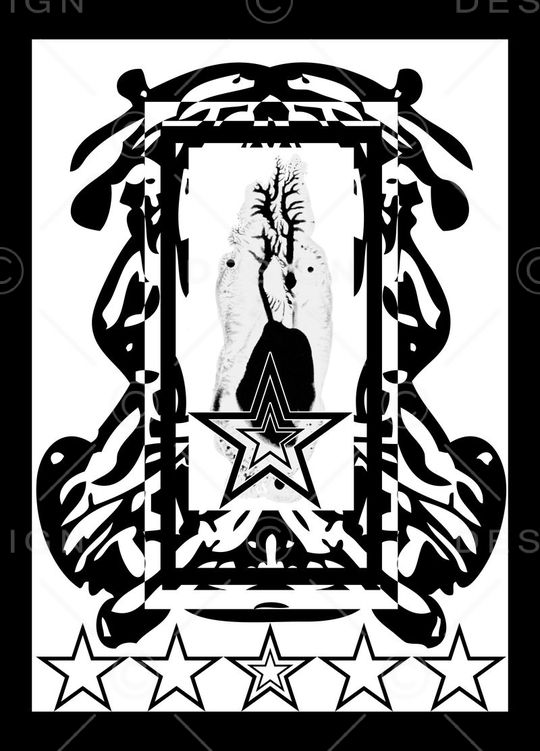 黑白印花华亿平台图片