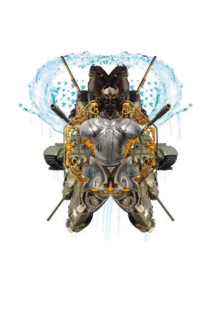 时尚创意印花华亿平台图片