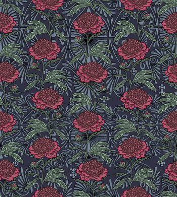 439447-复古花卉 刺绣底纹