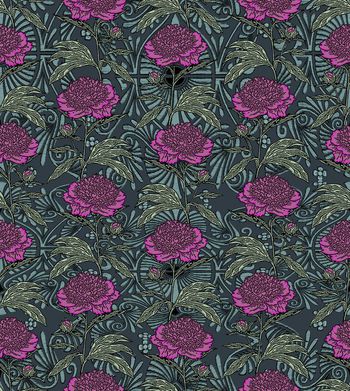 439449-复古花卉 刺绣底纹