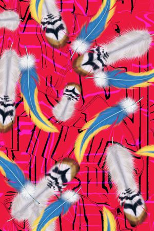 浪漫时尚印花华亿平台图片