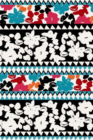 抽象印花华亿平台图片