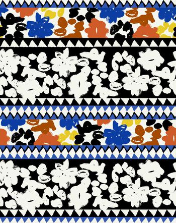 439455-几何 抽象花卉