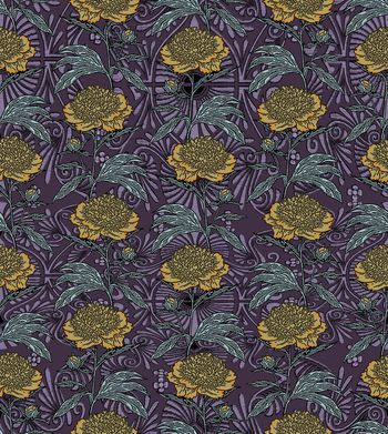 439460-复古花卉 刺绣底纹