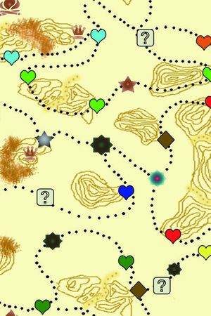 趣味地图印花华亿平台图片