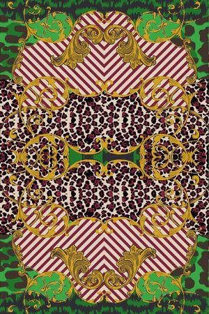 欧式印花华亿平台图片