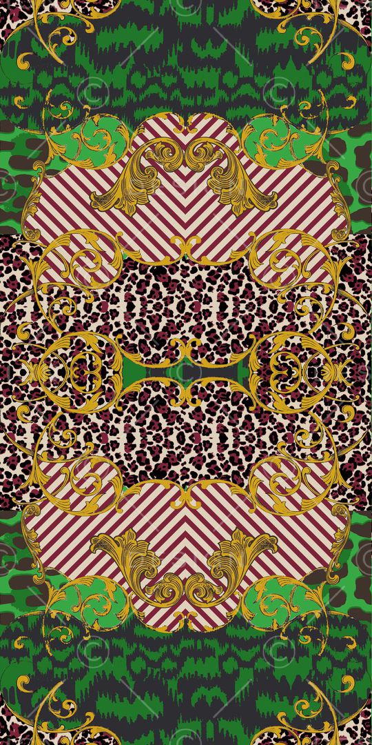 欧式印花华亿平台图片