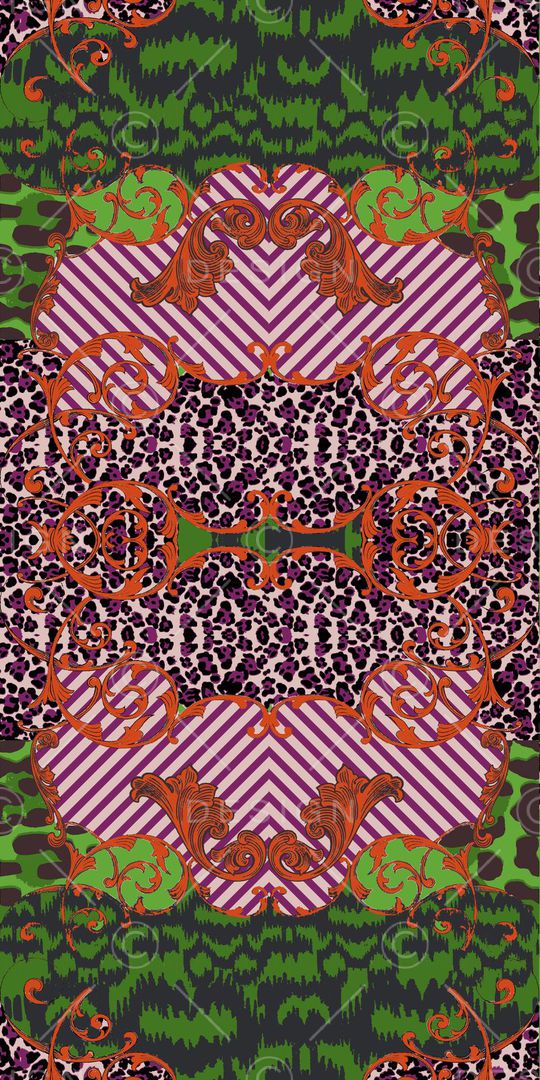 欧式印花华亿平台图片