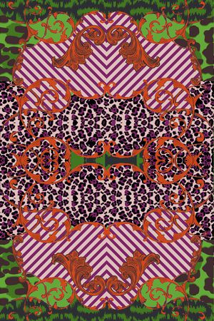 欧式印花华亿平台图片