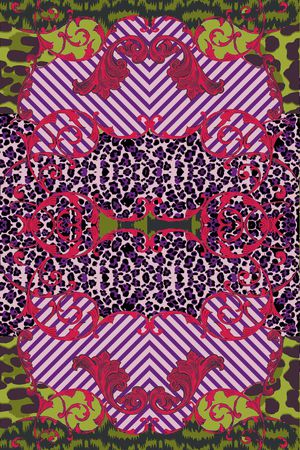 欧式印花华亿平台图片