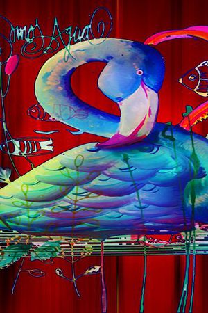 手绘印花华亿平台图片