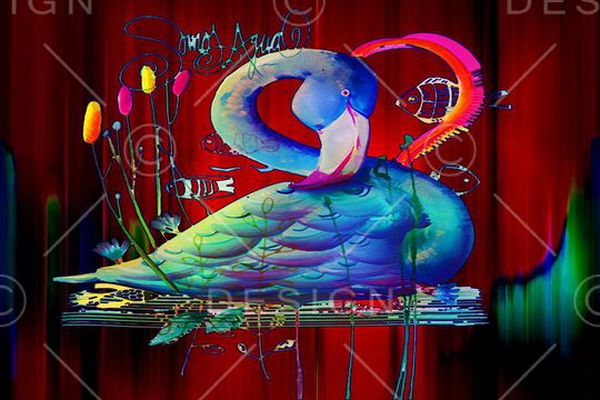 手绘印花华亿平台图片