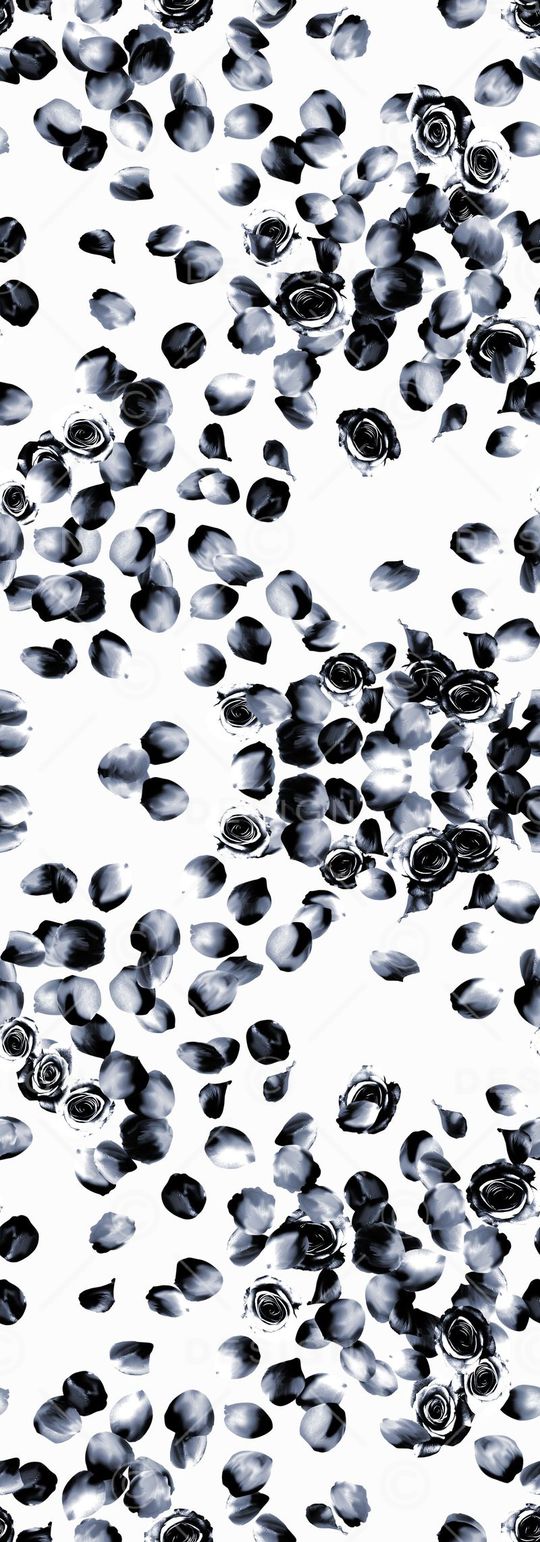 时尚手绘清爽花点男装女装衬衫 裙印花华亿平台图片