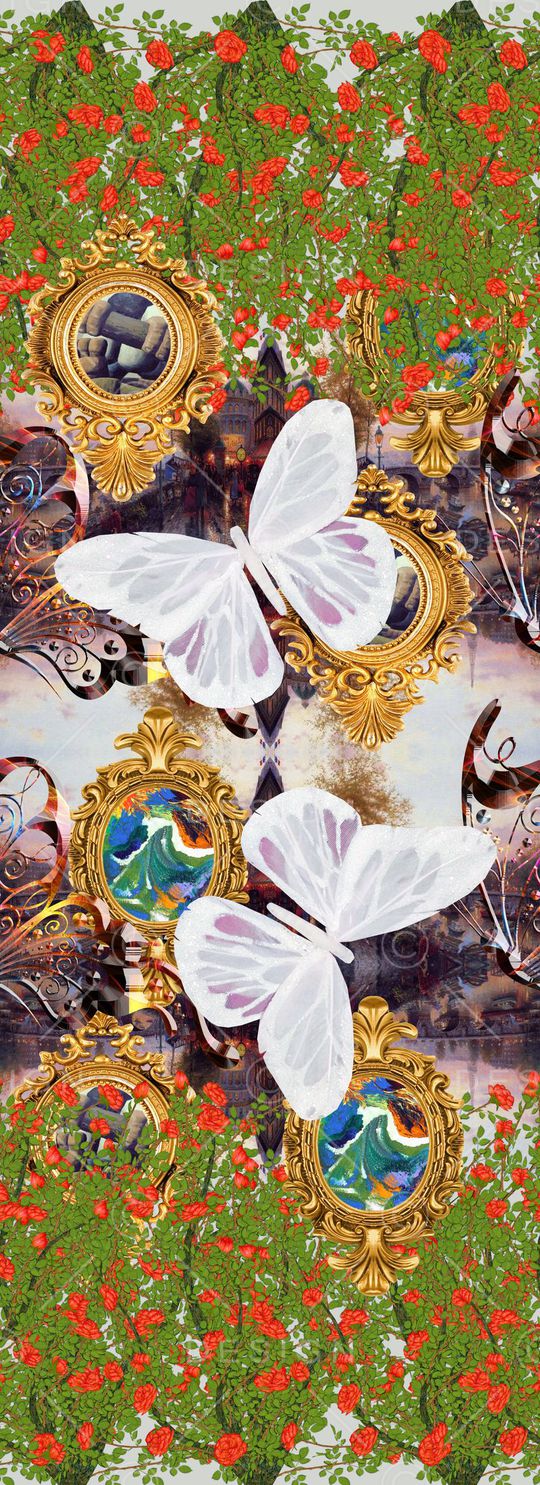 定位复古印花华亿平台图片