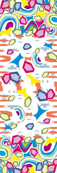 多边形印花华亿平台图片