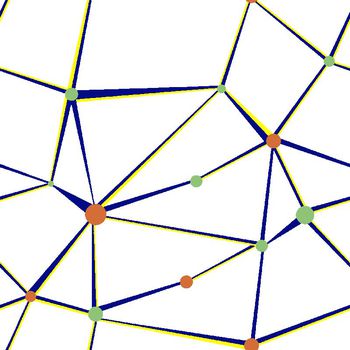 439733-男装衬衫几何线条小圆点组合花