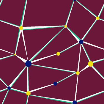 439736-男装衬衫几何线条小圆点组合花